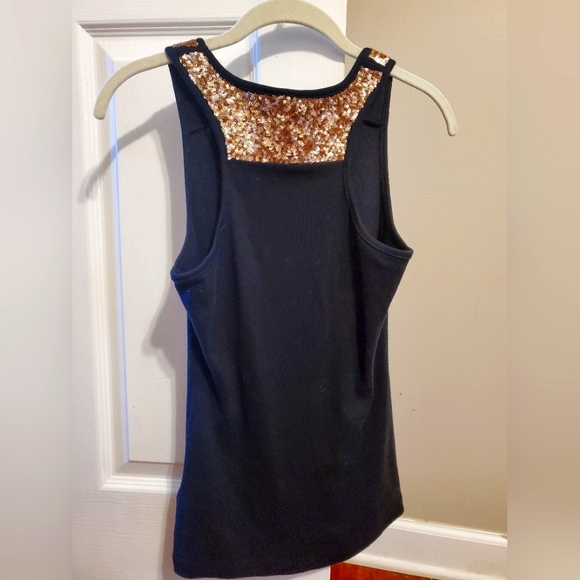 Blank Tank with Gold Sequins, S, Venus - Picture 2 of 4